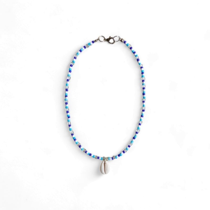 Aquamarine Necklace | Kalung Manik - Manik | Beaded Necklace