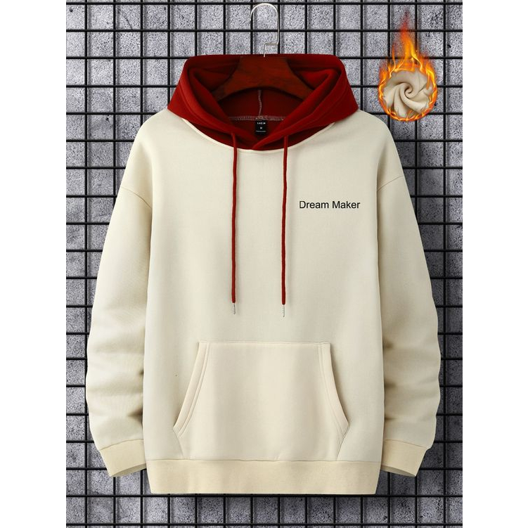 COD REALPICT jaket sweater hoodie tulisan china hitam gold distro pria wanita jumbo