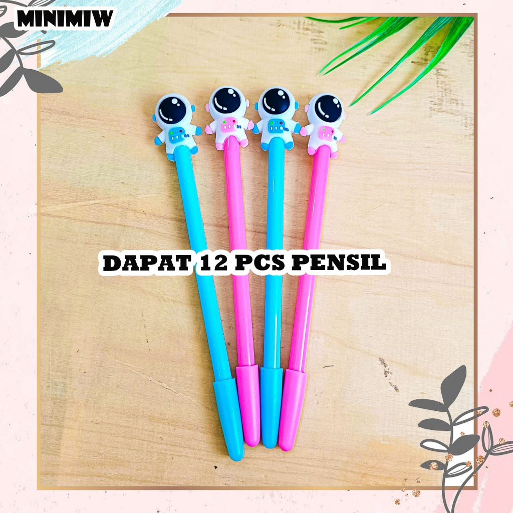 

selusin pensil graphite infinite astronot isi 12 PCS pencil planet alat-alat sekolah aesthetic termurah bagus lucu imut COD