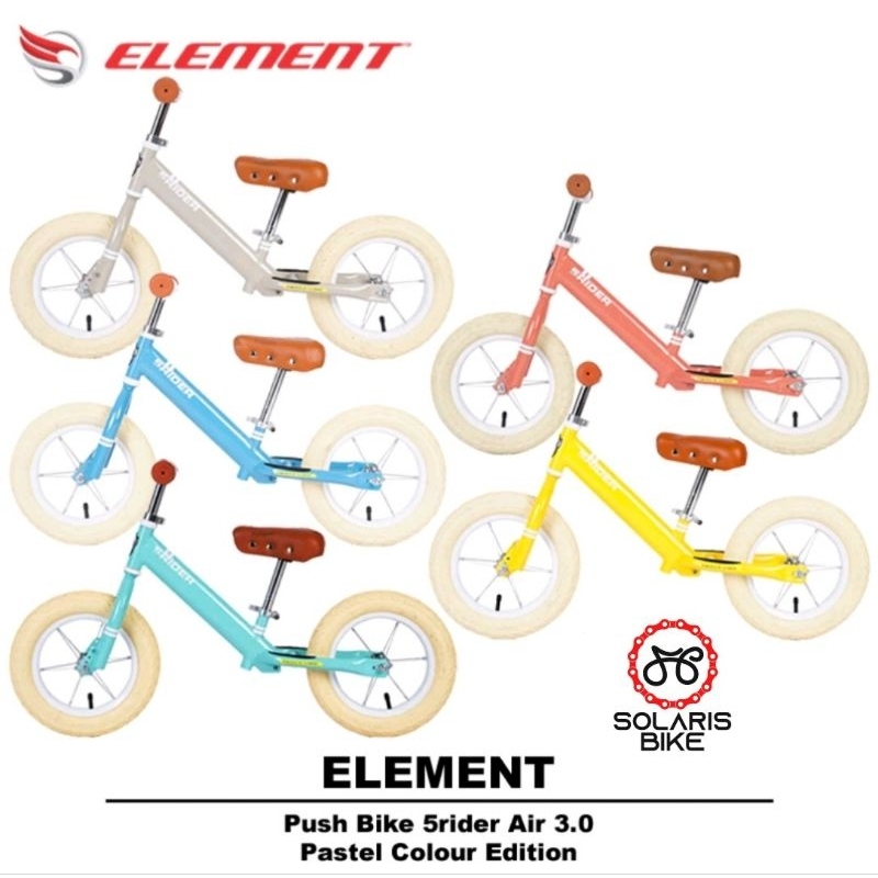 Balance Bike Push bike Element 5Rider 3.0 Odessy Ban Pompa Angin