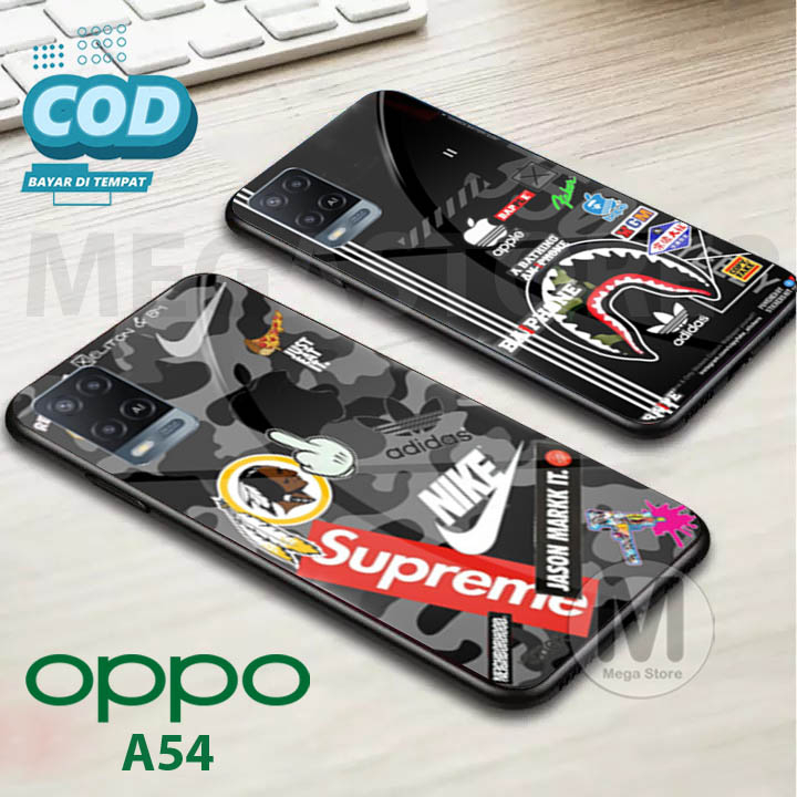 OPPO A54 [MG-04] Softcase Kaca Oppo A54 Case Hp Oppo A54 Casing Hp Oppo A54 Softcase Oppo A54