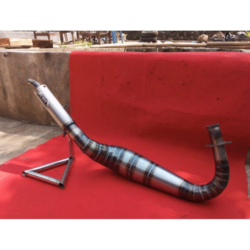 knalpot Rx king Rx spesial kolong Cobra Plat CMS