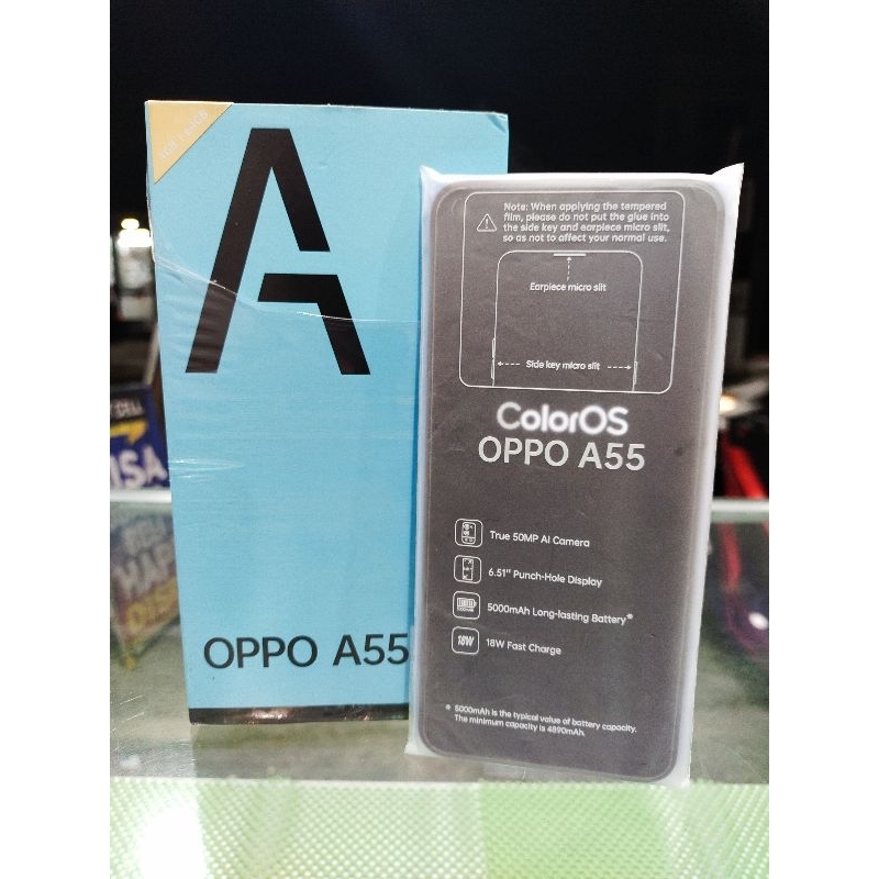 Oppo a55 ram 4/64gb blue