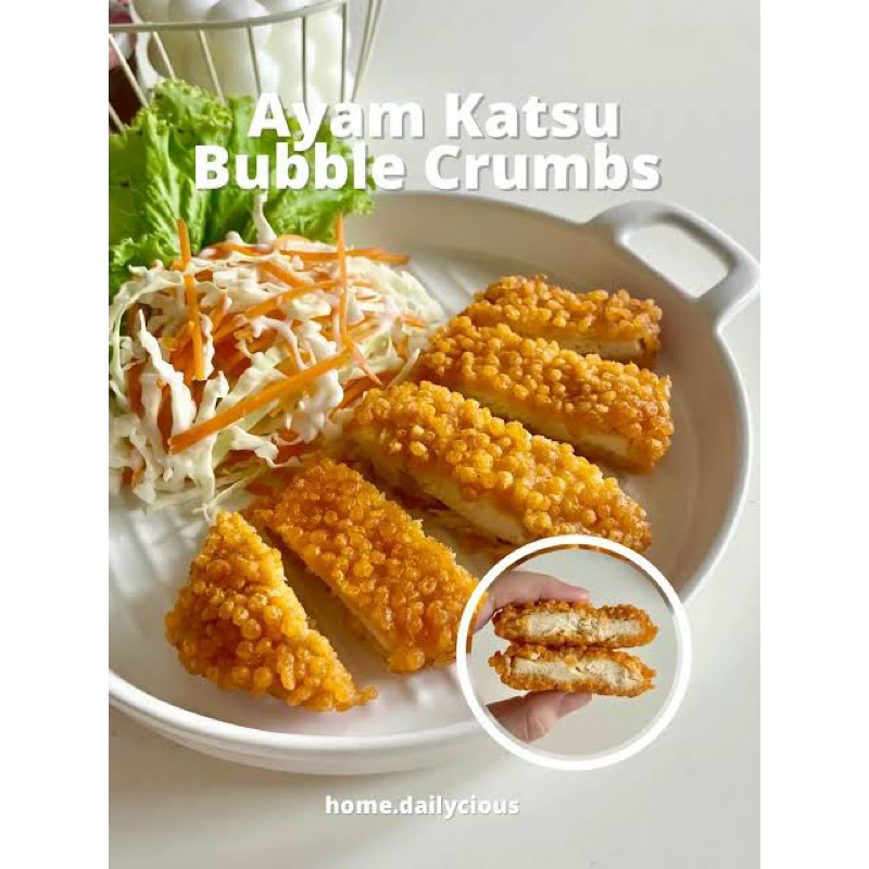 

Viralll ‼️ Chickeen Katsu Homade Bubble Crumb Isi 3 Lembar