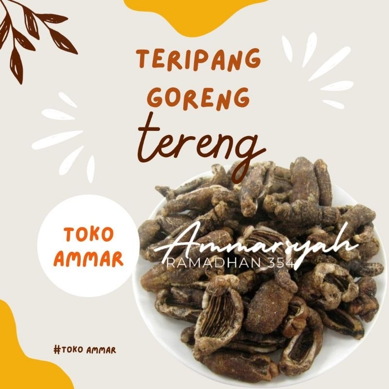 Kerupuk Teripang Hitam/Terung/Blonyo /Timun Laut Siap Makan(250gram)/ 1/4 kg
