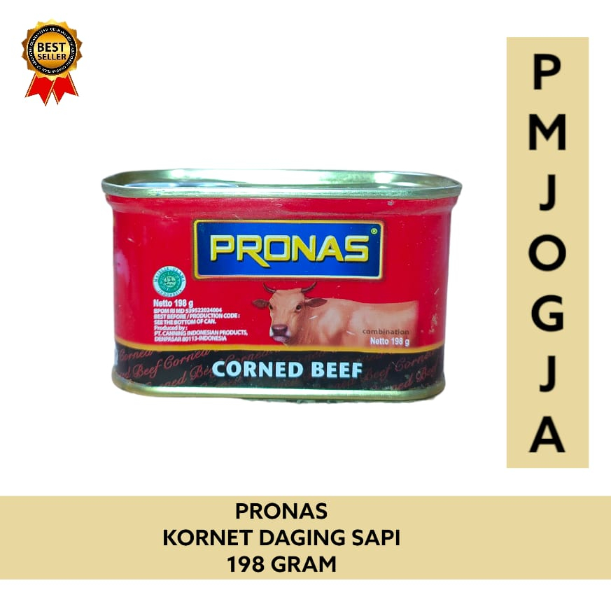 

Pronas Kornet Daging Sapi Regular 198 g dalam kemasan Kaleng EOE 198 gram