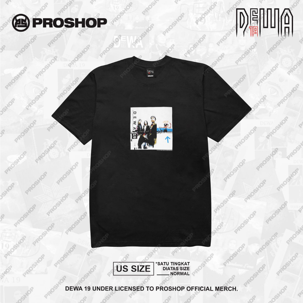 Ready Stock - Proshop | Best Of Dewa 19 Tshirt | Kaos Pria Kaos Distro | Hitam | Original Tee