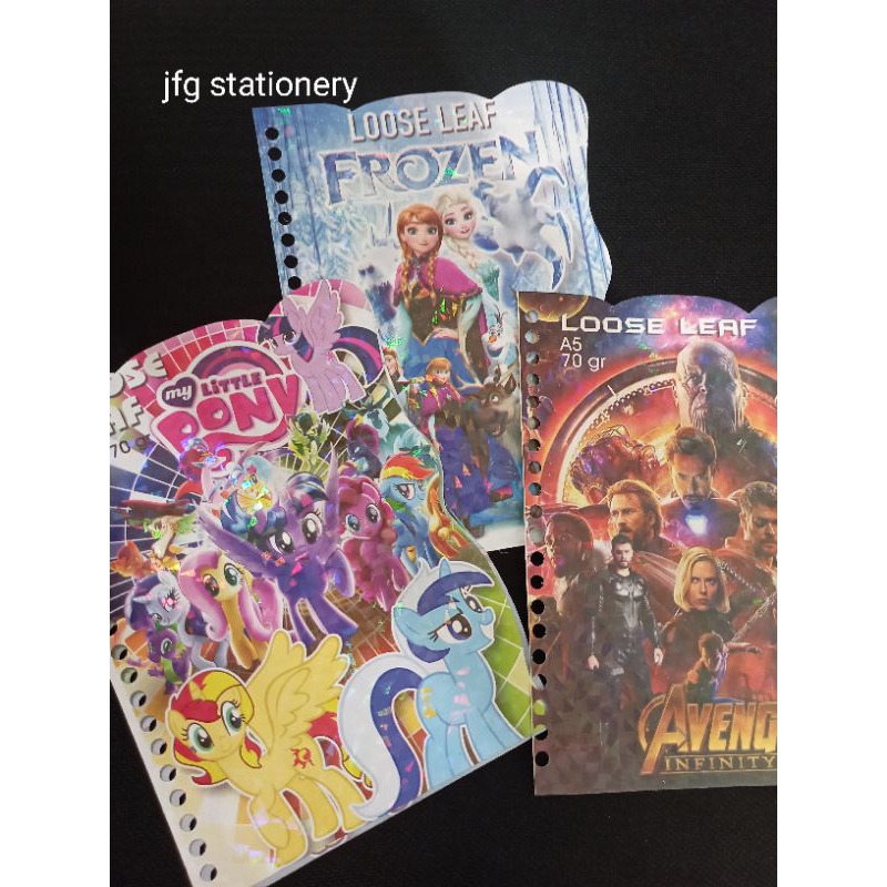 

Loose Leaf Hologram Fancy 70gsm A5 15lbr (1pak)