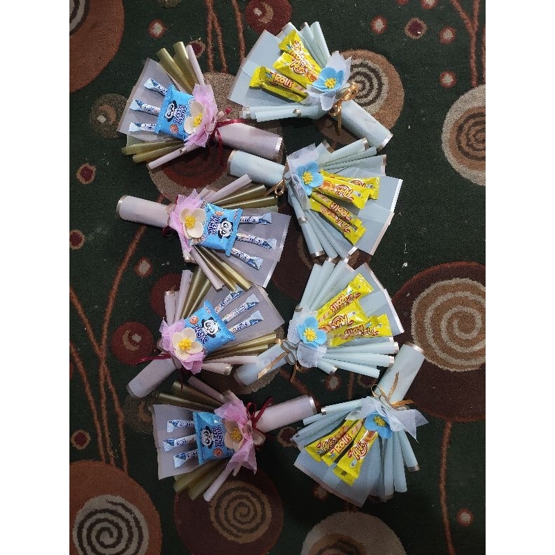 Buket Snack/Buket Snack kecil/Hadiah/bucket