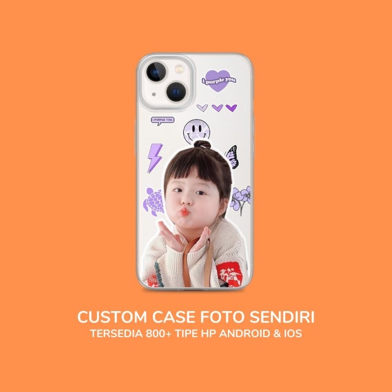 Custom Case Aesthetic Foto Sendiri Bahan Softcase Silicon All Type Hp Android & ios