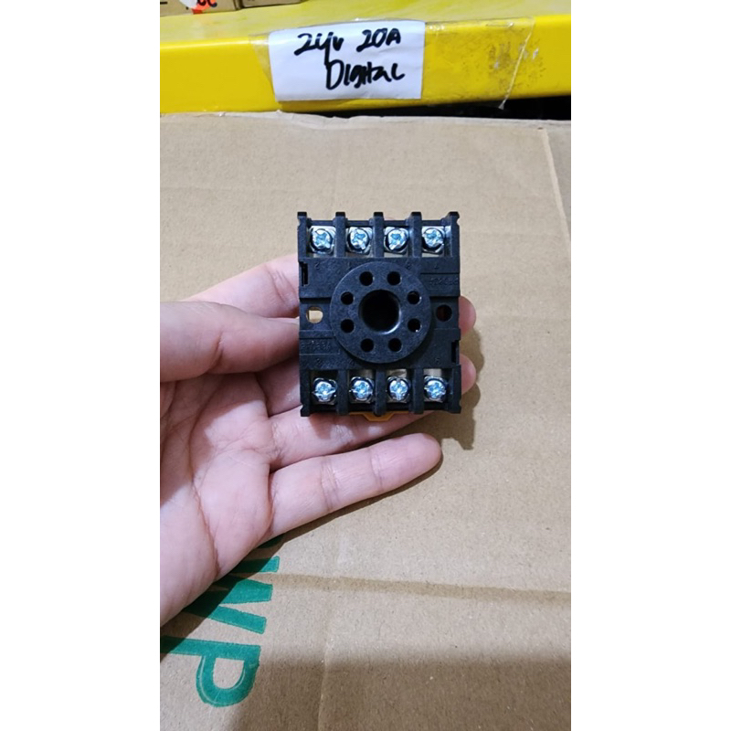 socket relay 8pin bulat 220v , soket relay 8pin bulat ac 220v