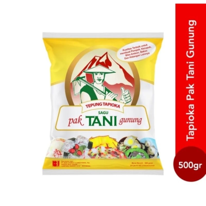 

Tepung tapioka cap pak TANI gunung