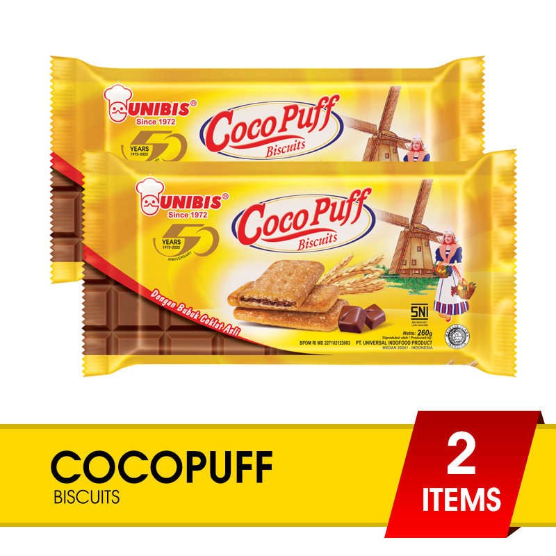 

Unibis Premium Coco Puff 240g (2 pcs)