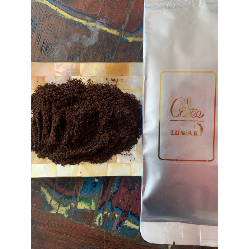 

Kopi luwak bubuk Asli robusta lampung