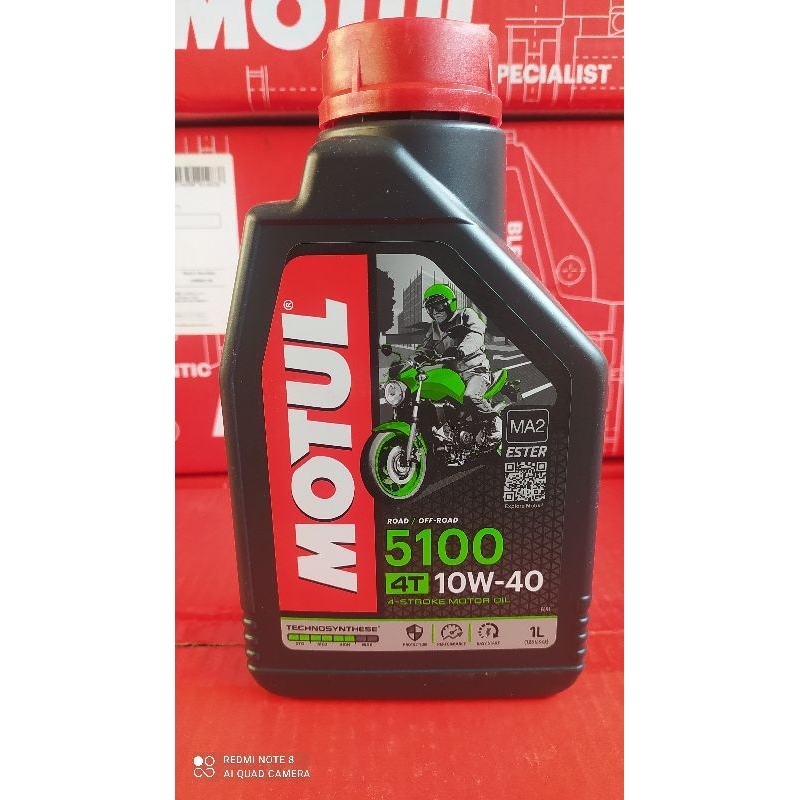 Oli Motul 5100 Ester 10w40 1 Liter Buat Motor Sport