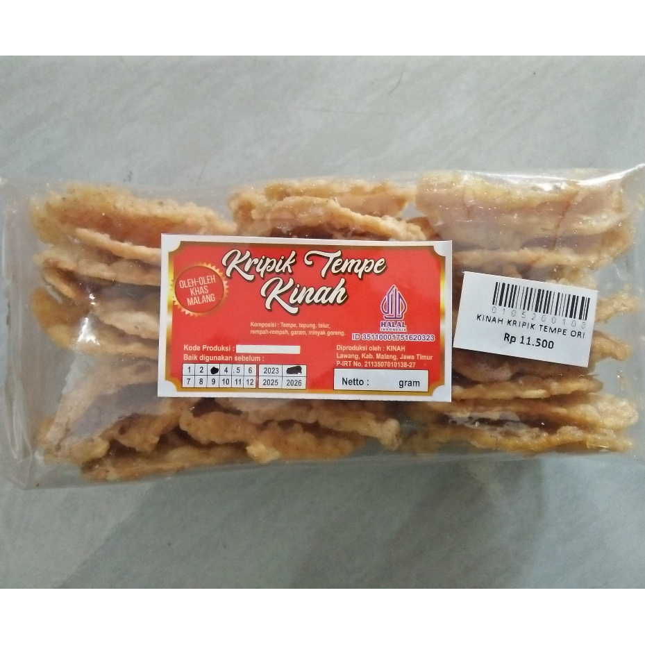 

KINAH KERIPIK TEMPE ORIGINAL