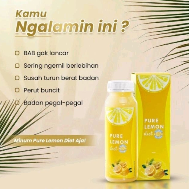 

Sari Lemon Pure Lemon Diet Herbalov 250ml 50x Seduh