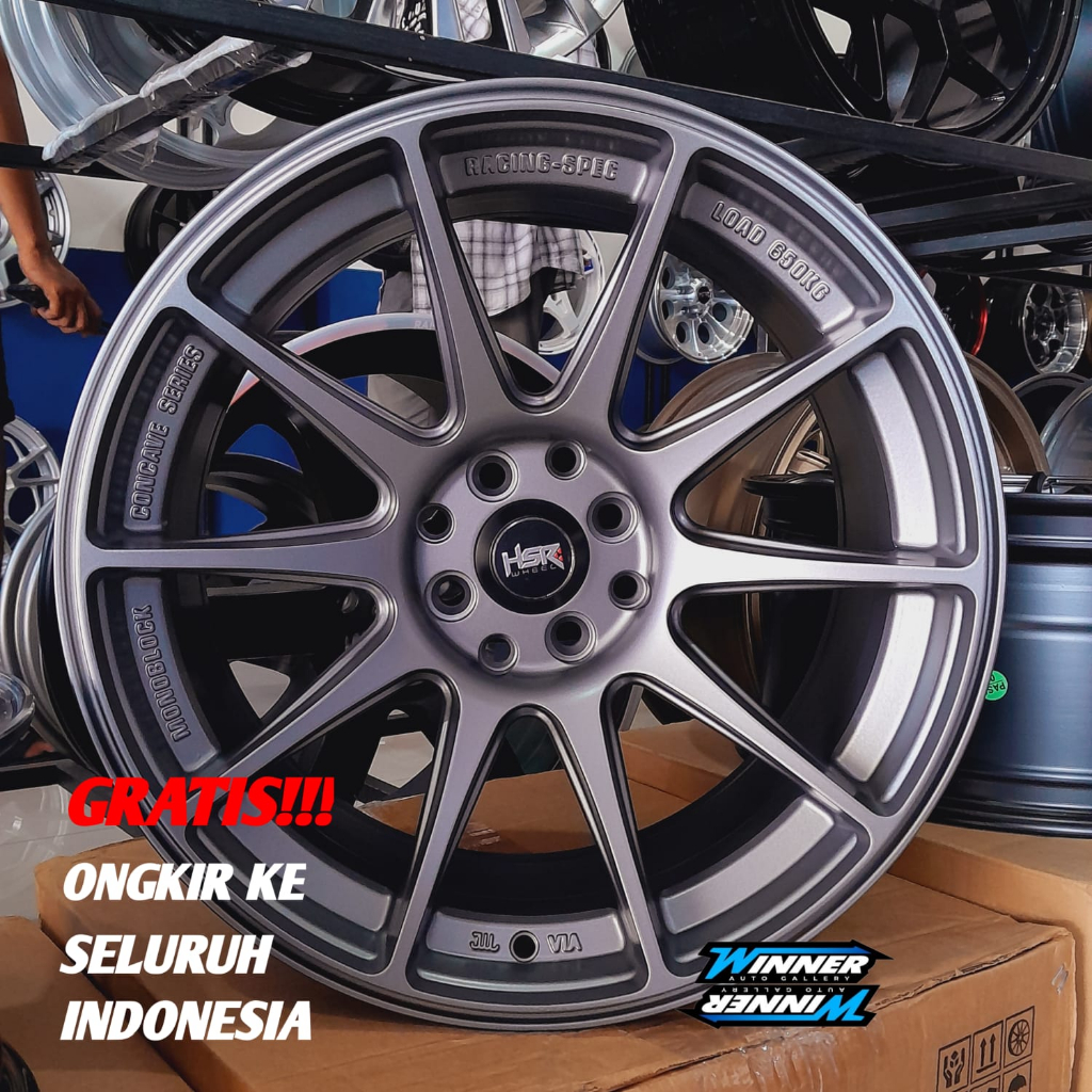 Velg Mobil HSR Shinjuku Ring 17 - Pcd Mobil Jazz Yaris Vios Xenia