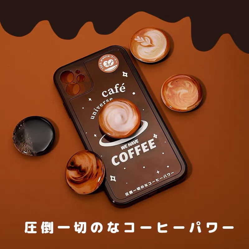Coffee Series Popsocket Phone Holder Griptok Pegangan HP Lucu