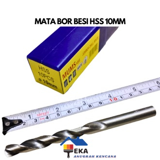 MATA BOR BESI 10MM MATA BOR KAYU MATA BOR HSS 10MM EAK
