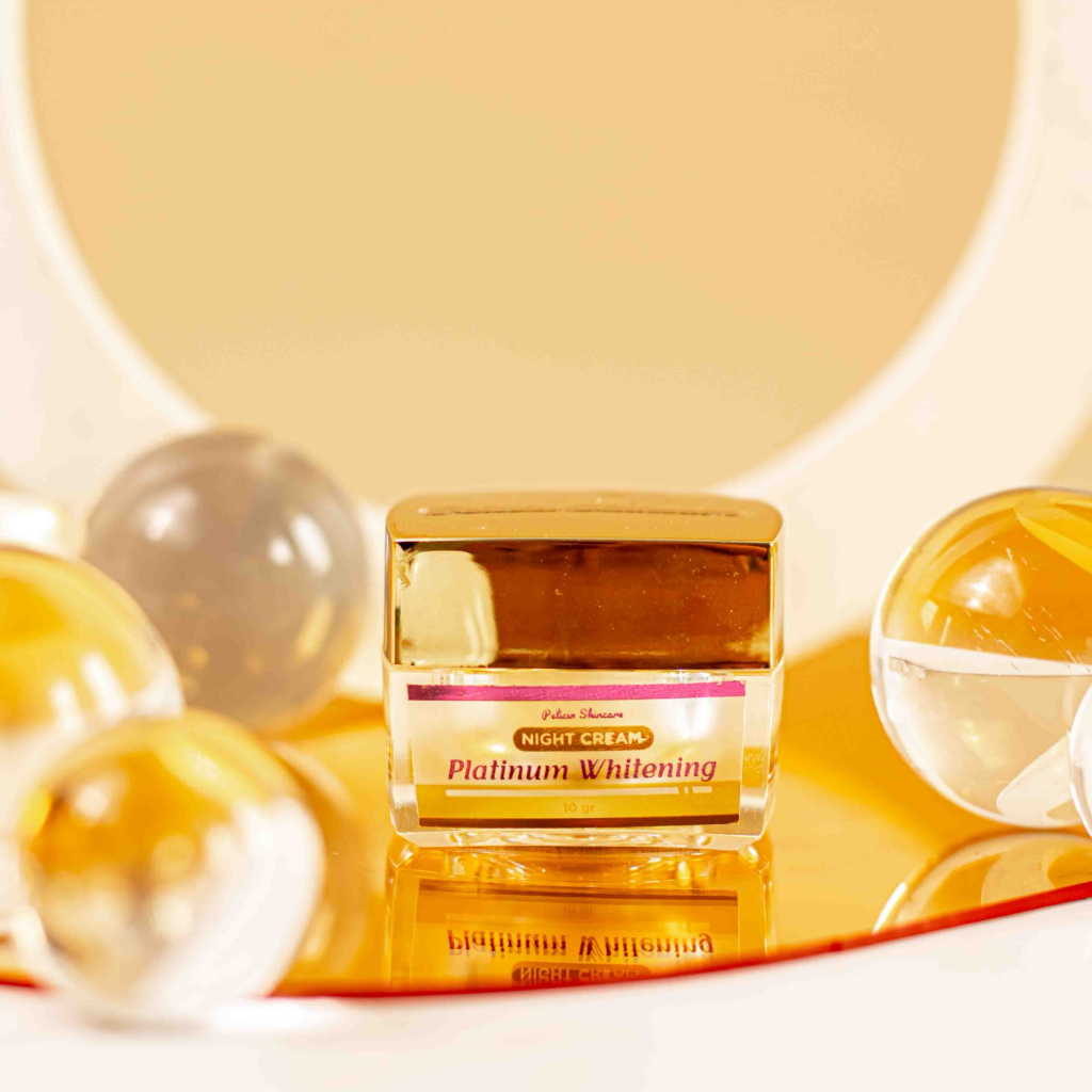 NIGHT CREAM PLATINUM WHITENING GOLD