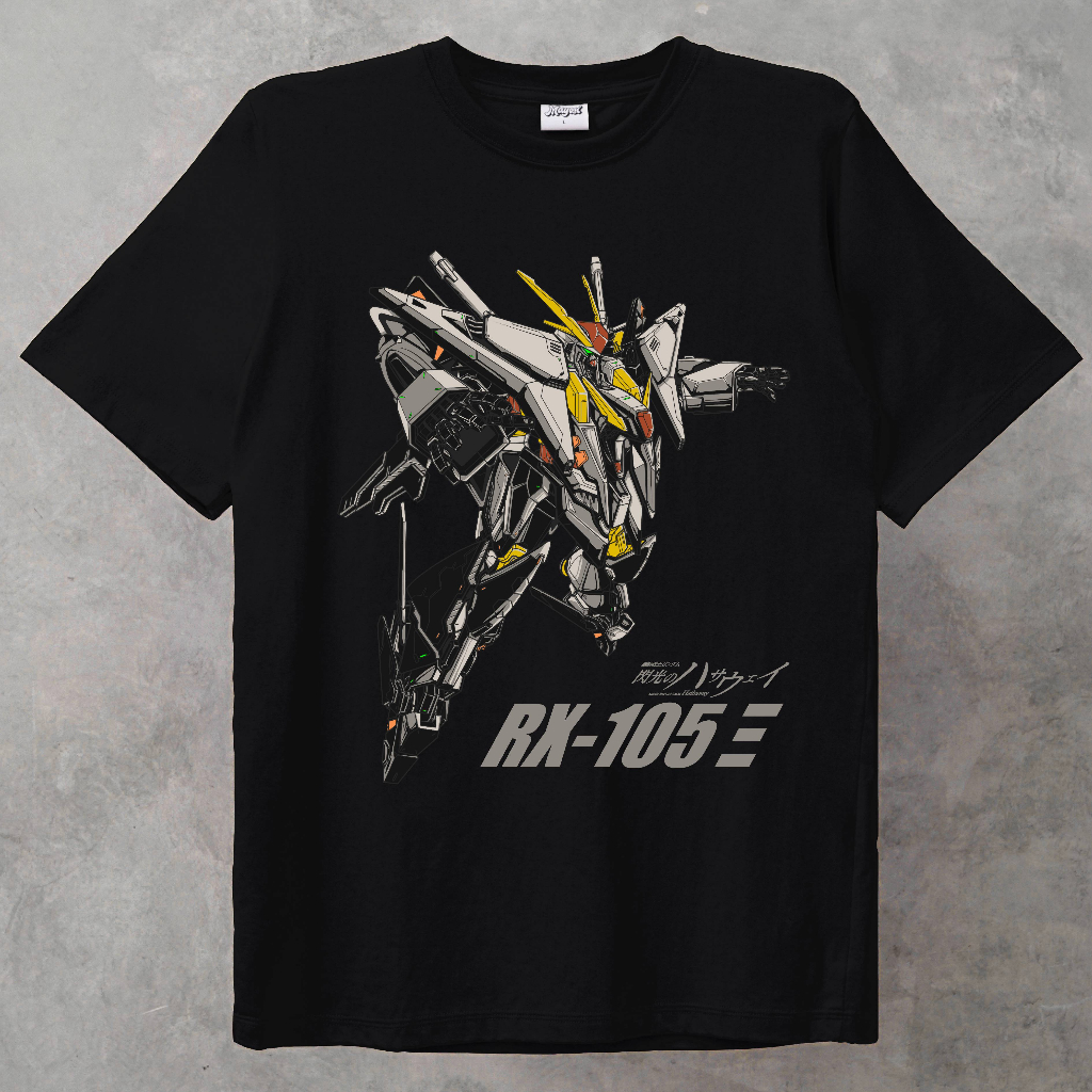 Mayosi T-shirt Gundam RX-105 by Notsart