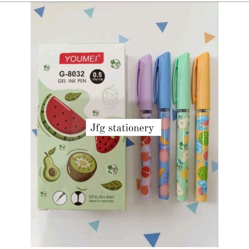 

Pulpen Gel GP-8032 Buah (12pc)