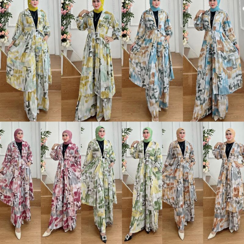 New ready haliza setelan kulot best seller