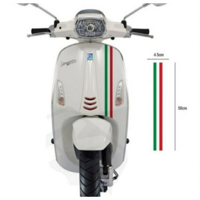 

Sticker Strip Bendera Italia Motor Vespa LX Primavera