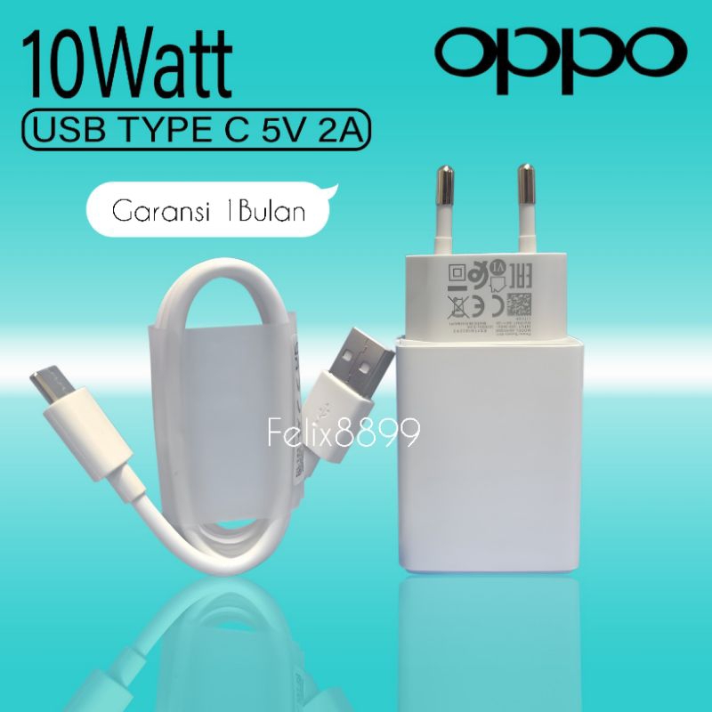 Charger Casan Oppo A16 A18 A54S A5 2020 A9 2020 Original USB Type C