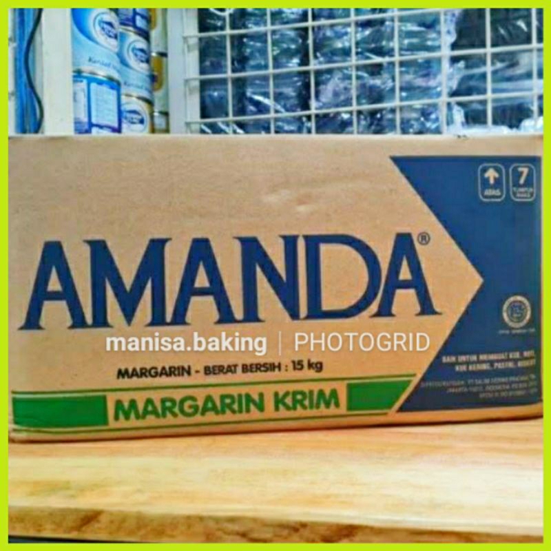 

AMANDA MARGARIN KRIM 1 DUS 15 KG MENTEGA KARTON MARGARINE ROTI BAKAR