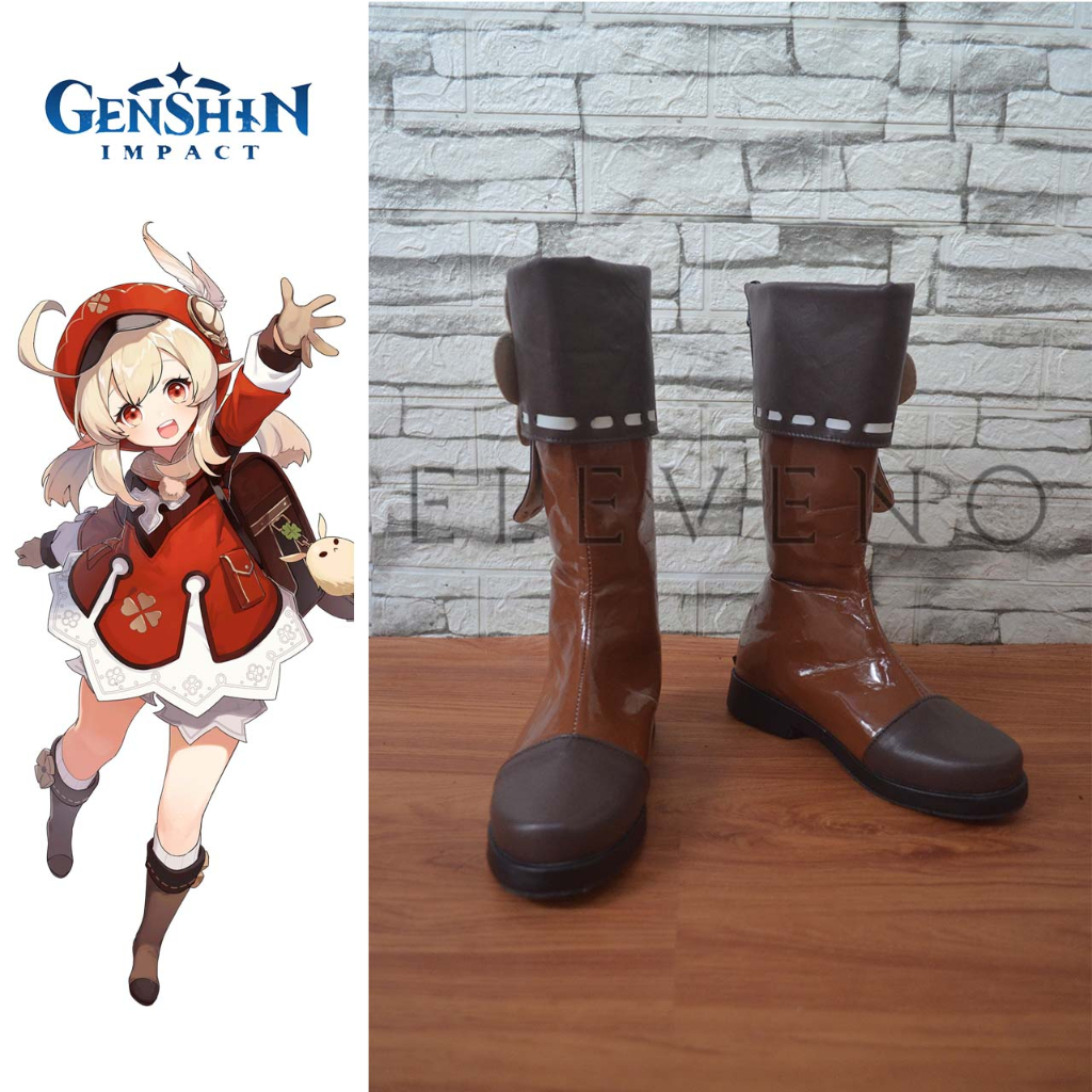 Sepatu Cosplay Genshin Impact Klee