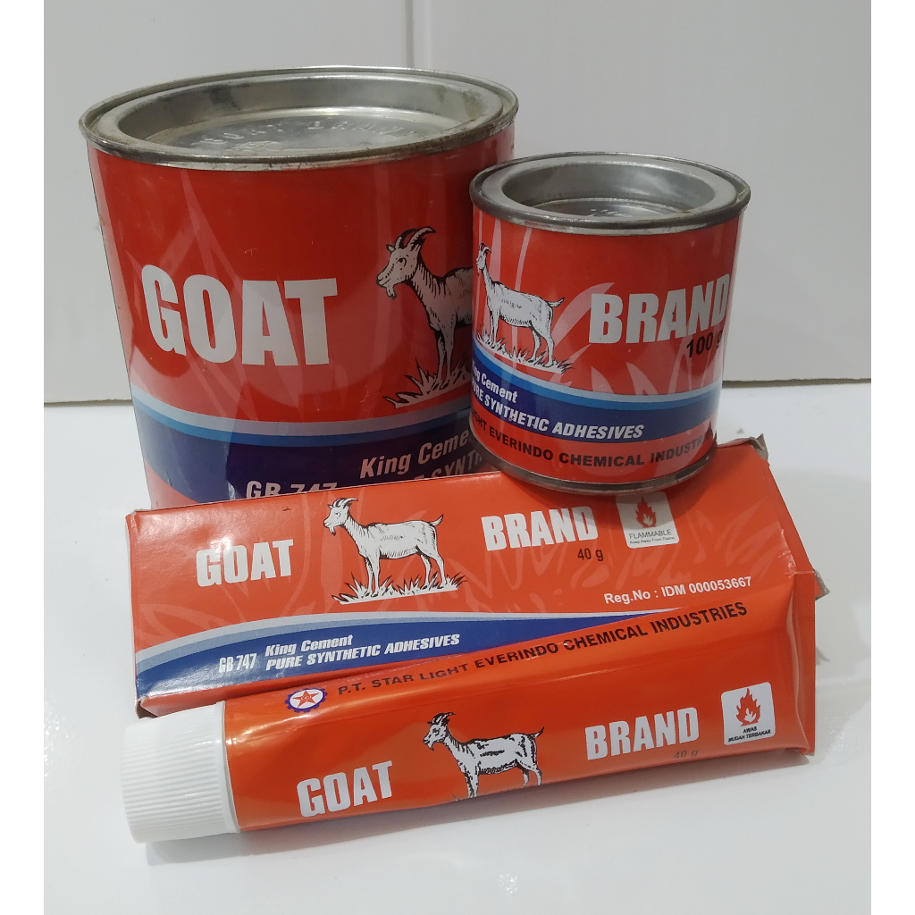 

Lem Kambing | Lem Goat 600 gram / 100 gram / Odol