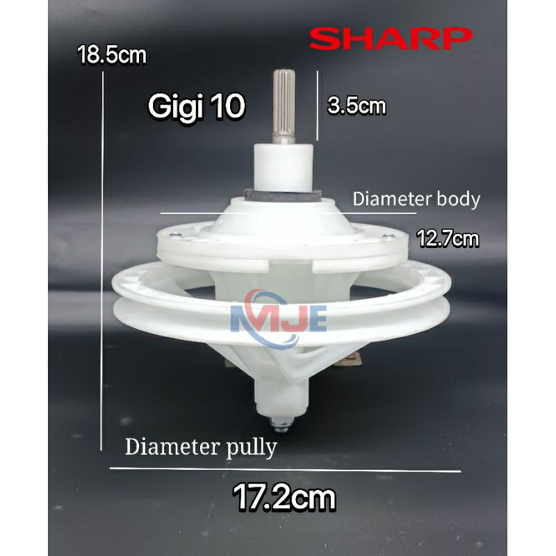 Gearbox Mesin Cuci Sharp 2 tabung