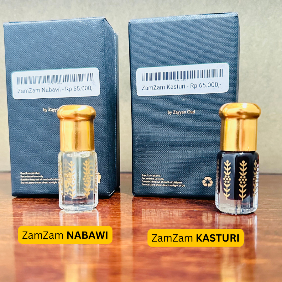 Parfum ZamZam Kasturi & Nabawi by Zayyan Oud