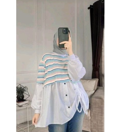 KEMEJA BLOUSE BY ATHAYAA