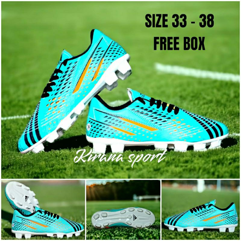 PROMO SEPATU BOLA ANAK SIZE 33 - 38 ADIDAS PREDATOR PREMIUM TERKINI BISA COD