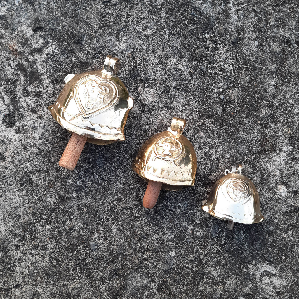 LONCENG HEWAN KALUNG SAPI | LONCENG SEPEDA | KLONTONG | GENTO BAHAN ASLI KUNINGAN KECIL