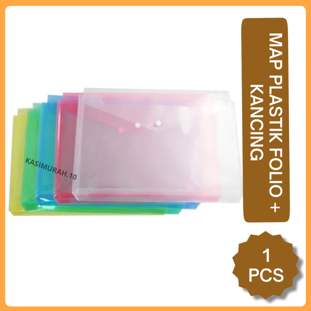 

(Instan/Gojek) Map Plastik + Kancing / Map Kancing