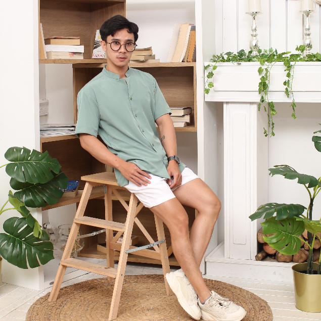 Barkha Kemeja Rayon Airflow Shanghai Sage Green