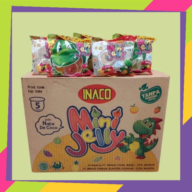 

Inaco mini jelly kartonan isi 72pack (@5cup)