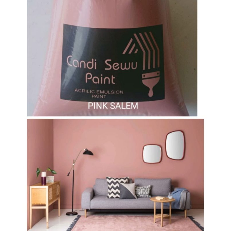 Cat Tembok 1 Kg Warna Pink Salem// Kwalitas Super