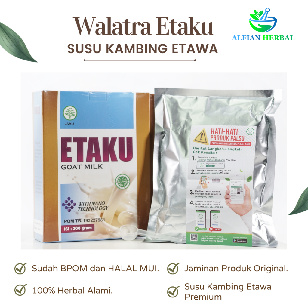 

Etaku Goat Milk - Susu Kambing Etawa Original Asli