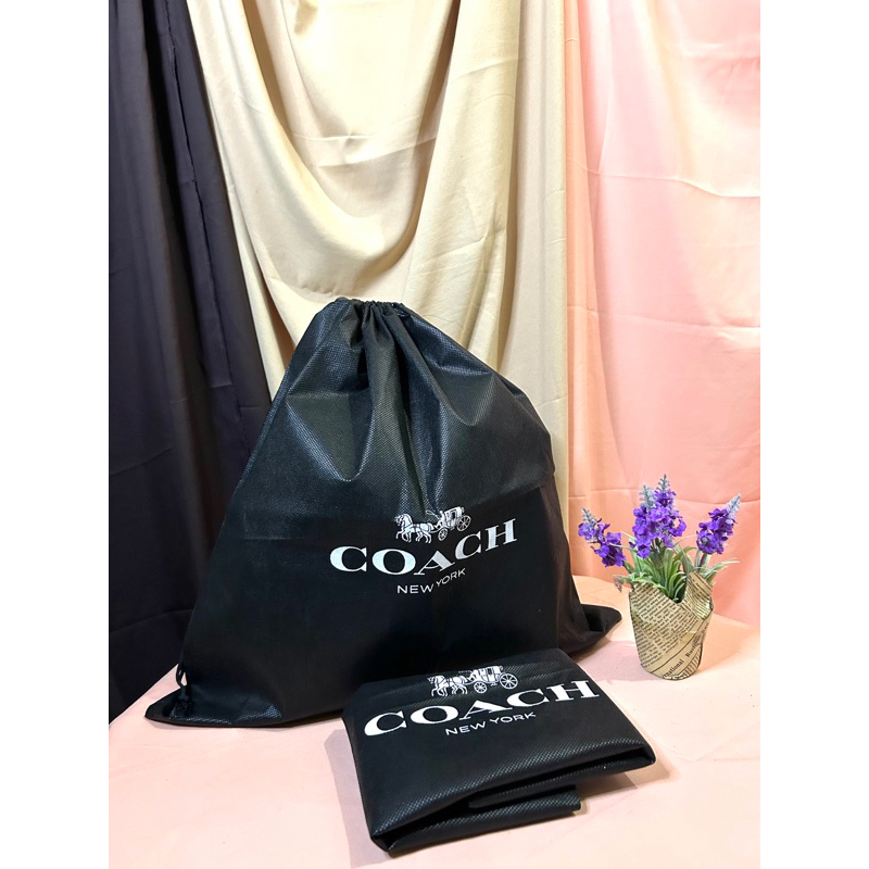 DUSTBAG COACH Hitam Sarung Tas Pelindung Debu Dustbag Branded