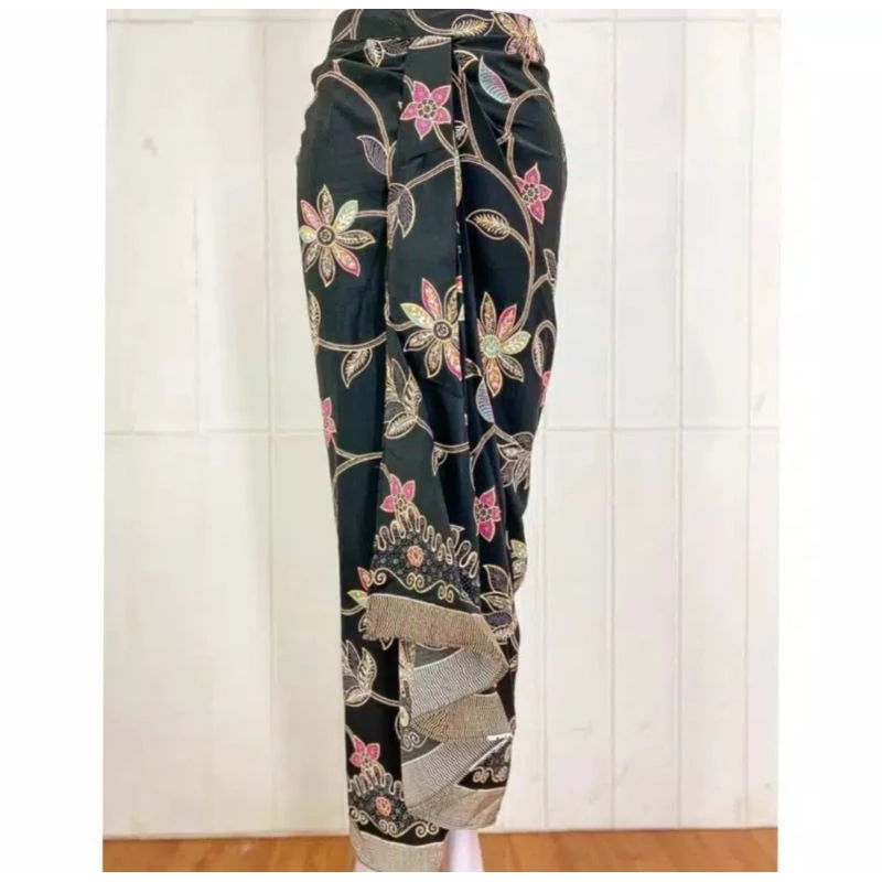 Terbaru  Rok Rempel Batik Floral Modern Motif Terbaru/Rok batik modern/Rok Rempel /Rok Batik / Bawah