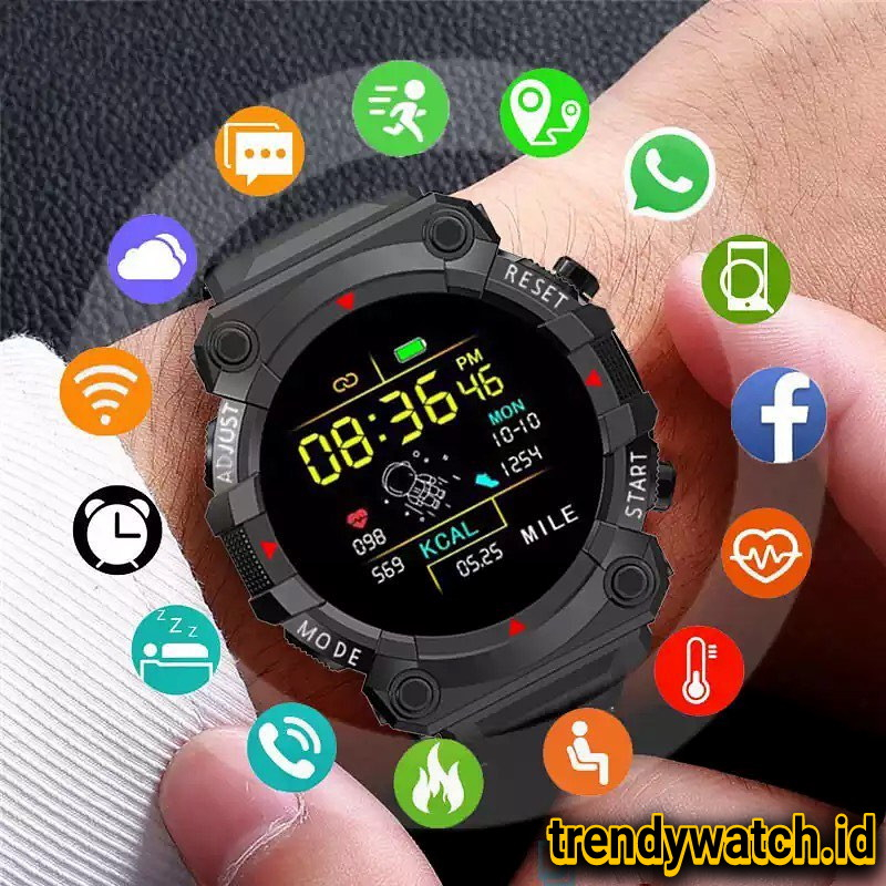 Jam Tangan Hp Pintar Android Digital Smartwatch FD68 Imo Anak Pria Wanita Dewasa Sport Bluetooth Not