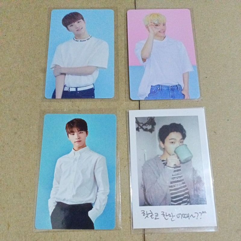 [take all] SEVENTEEN - Dino Cargen 1, 2, 3, 4 Photocard PC set