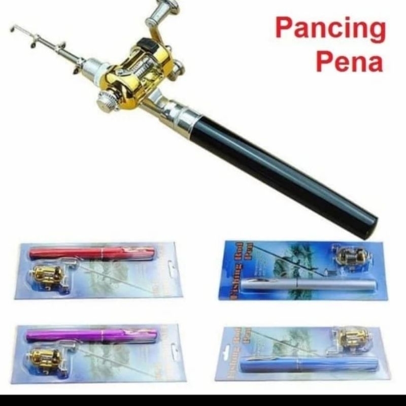 Set Pancing Pena/ Joran + Rell / Mini Pen Fishing