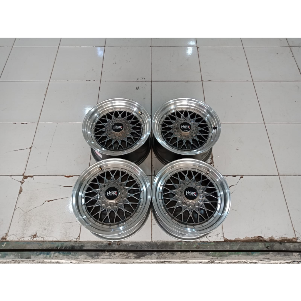 VELG MOBIL BEKAS BBS RING 15X7 8 LUBANG 4X100 4X114 SEKEN BEKAS LIKE NEW MURAH BERKUALITAS