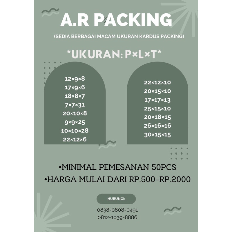 

kardus packing